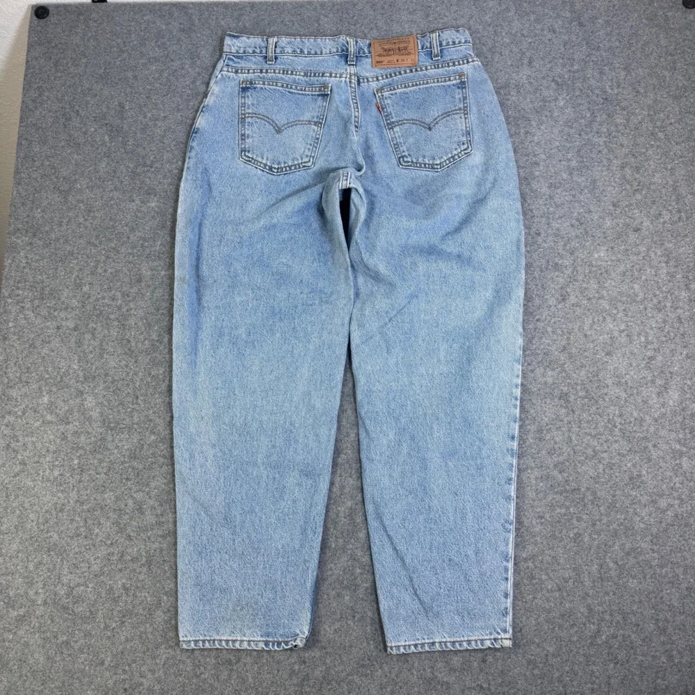 Vintage 1997 Levis 560 Orange Tab Jeans 36x30 Made in USA Loose Fit